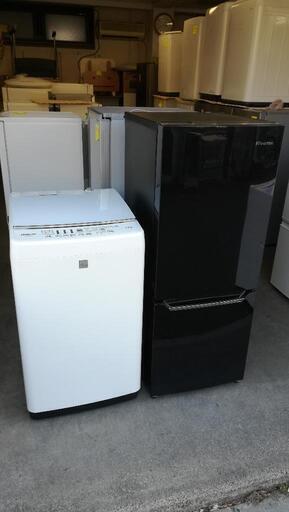 セット151⭐配送と設置は無料サービス⭐ハイセンス冷蔵庫150L＋ハイセンス洗濯機4.5kg
