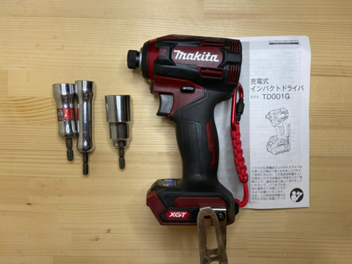 中古 マキタ TD001G 40V 充電式インパクトドライバー 中古 マキタ TD001G 40V 充電式インパクトドライバー