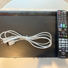 SHARP AQUOS ブルーレイ BD-S570 レコーダー　純正リモコンセットGB160PA