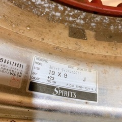 19インチホイール/爆リム＆希少オフセット