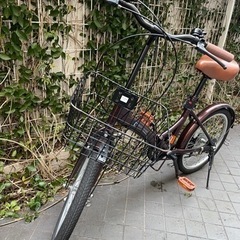 【ネット決済】変速ギア付き　折り畳み自転車　