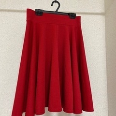 【ネット決済】赤色のスカート