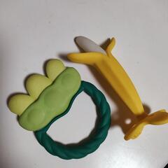 2個セット バナナ えだまめ 歯固め 歯がため 赤ちゃん Edison Mama カミカミ 可愛い Baby 舞 木津川の家具の中古あげます 譲ります ジモティーで不用品の処分
