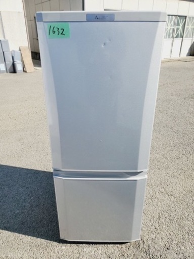 ①✨2017年製✨1632番 MITSUBISHI✨ノンフロン冷凍冷蔵庫✨MR-P15A-S‼️