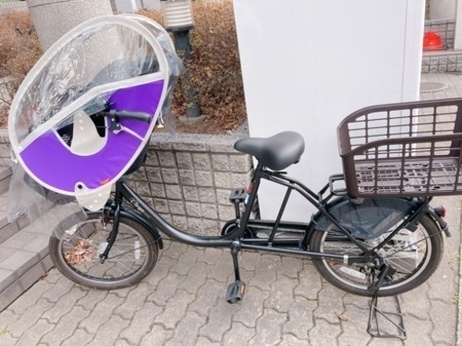 値下げ‼️子供乗せ自転車 レインカバー付き‼️