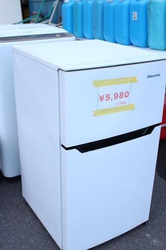 処分価格！！ Hisense 2ドア冷凍冷蔵庫 HR-B95A 2016年製 93L