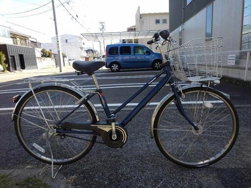 中古自転車１８８８　 3/14(月)～3/19(土)休業！　パナソニック　タフベルト　BーTFB６５７　２６インチ　内装５段ギヤ　LEDオートライト　ベルトドライブ　Wロック