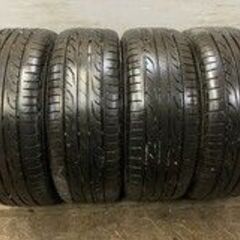 【DUNLOP LE MANS LM704 215/55R16】夏タイヤ【DIOS U-1 16インチ 6.5J5HPCD100+48】バリ溝 フォレスター等　(TA511)クレジットカード QRコード決済可能