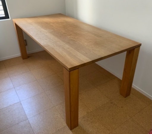 商談中 大きなダイニングテーブル楢無垢材 Fs 藤井寺のテーブル ダイニングテーブル の中古あげます 譲ります ジモティーで不用品の処分