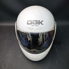 OGK　バイクヘルメット(白)劣化あり･サイズ不明･あご紐結びOK