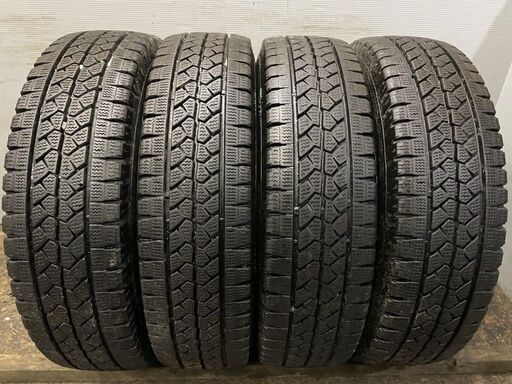 195/80R15 ハイエース ブリジストン スタッドレス 4本セット バリ溝-