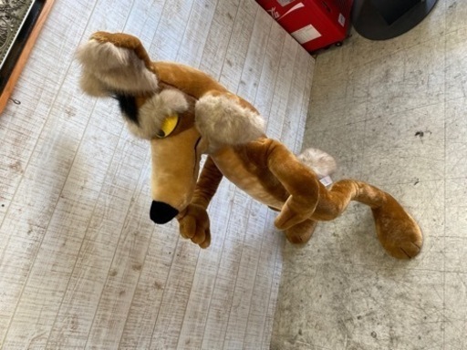 ワイリーコヨーテ　ビッグ　デカいぬいぐるみ ワイリーコヨーテ ビッグ デカいぬいぐるみ ワイリーコヨーテ ビッグ