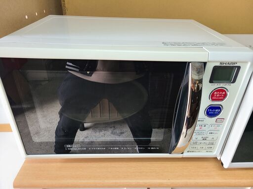 【リサイクルショップどりーむ天保山店】●7043●　☆新生活応援☆　シャープ　電子レンジ　2014年製　RE-S5A-W　ターンテーブタイプ