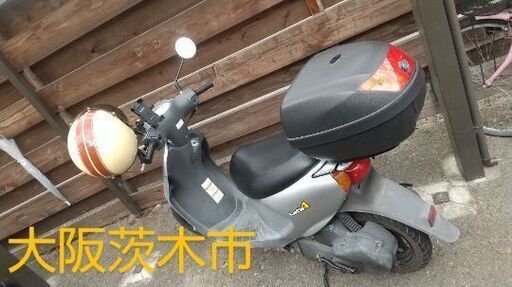 原付SUZUKIレッツ4(メット、リアボックス付き)