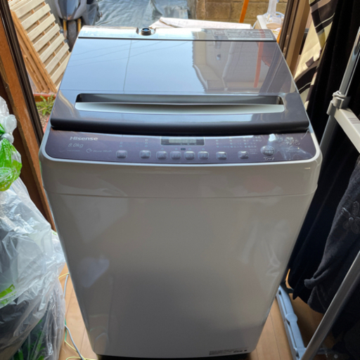 Hisense 洗濯機 8kg 2020年式 値下げ