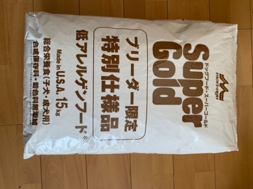 スーパーゴールド 森乳サンワールド 犬用 15kg フィッシュ\u0026ポテト