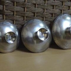 純銀 銀杯 3個セット 総重量306g 昭和三十七年 鹿島建設 永年勤続表彰 盃 酒器 札幌市 白石区 東札幌 純銀 銀杯 3個セット 総重量306g 昭和三十七年 鹿島建設 永年勤続表彰