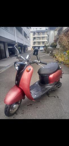 【整備済】ヤマハ　ビーノ　レッド　2st　原付　バイク　50cc　スクーター