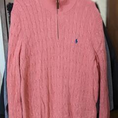 RALPH LAURENピンクのセーター
