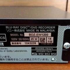 お値下げ‼️SONY ブルーレイレコーダー BDZ-EW1200 大容量✨1TB(1000GB)✨