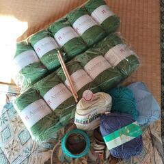 毛糸と編み針