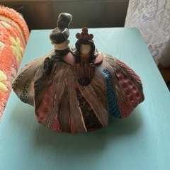 陶器で作った雛人形
