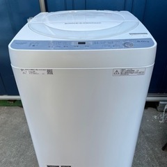シャープ SHARP ES-GE6B-W 全自動洗濯機(6.0k...