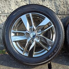  AUTECH 日産セレナ純正 ホイール タイヤ セット 16-6J 5H/114.3 ET45 +YOKOHAMA 195/60R16  シルフィ/ラフェスタ等にも