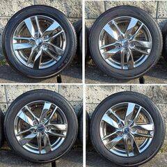  AUTECH 日産セレナ純正 ホイール タイヤ セット 16-6J 5H/114.3 ET45 +YOKOHAMA 195/60R16  シルフィ/ラフェスタ等にも