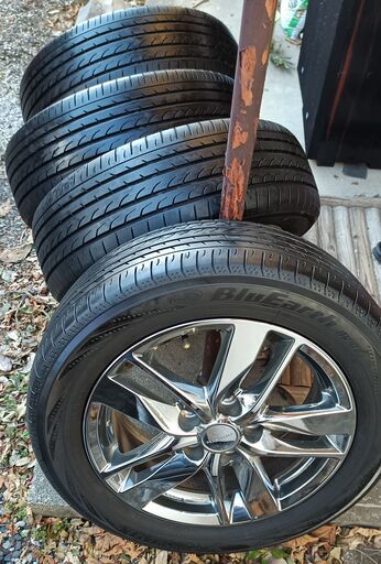 AUTECH 日産セレナ純正 ホイール タイヤ セット 16-6J 5H/114.3 ET45 +YOKOHAMA 195/60R16  シルフィ/ラフェスタ等にも AUTECH 日産セレナ純正 ホイール タイヤ セット 16-6J 5H/114.3 ET45 +