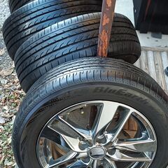  AUTECH 日産セレナ純正 ホイール タイヤ セット 16-6J 5H/114.3 ET45 +YOKOHAMA 195/60R16  シルフィ/ラフェスタ等にも