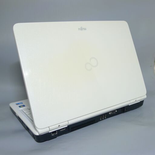 大容量HDD-500GB Wi-Fi有 ホワイト ノートパソコン 15.6型 富士通 AH550/5A 中古良品 Core i5 4GB DVDマルチ 無線 Windows10 Office 大容量HDD-500GB Wi-Fi有 ホワイト ノートパソコン 15.6型 富士通