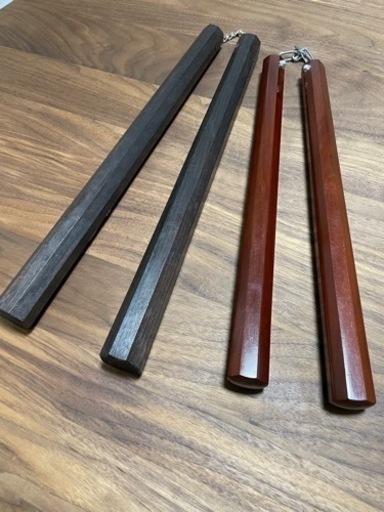 スヌケ　黒檀　ヌンチャクセット