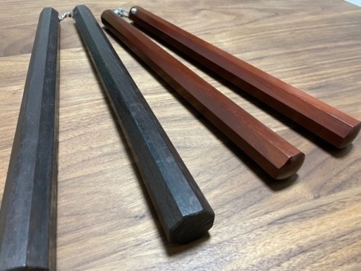 スヌケ　黒檀　ヌンチャクセット