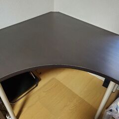 【交渉中】IKEA LINNMON コーナーデスク 黒