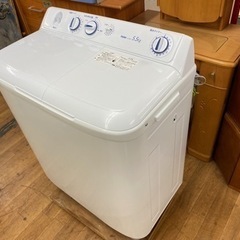 I328 ★二層式洗濯機　★JW-W55E 2019年製　⭐美品...