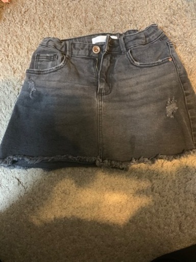 Zara ザラキッズ1 130 スカート デニム 黒 ぶーちゃん 放出のその他の中古あげます 譲ります ジモティーで不用品の処分
