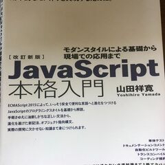 【早いもの勝ち】JavaScript入門書　売ります。