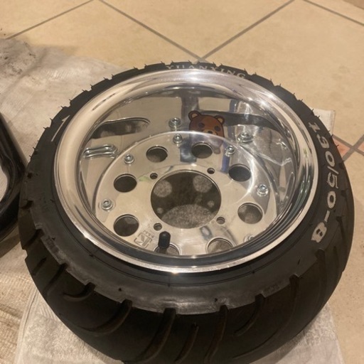 Z50J モンキー　極太　深リム　引っ張り　KEPSPEED 5.5j ホイールタイヤ　中古