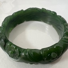 天然無処理　和田玉　バングル  & ペンダント