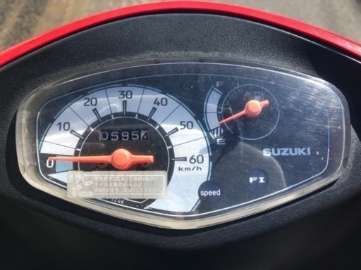 美品】 原付 スズキ V50 赤 4st S29