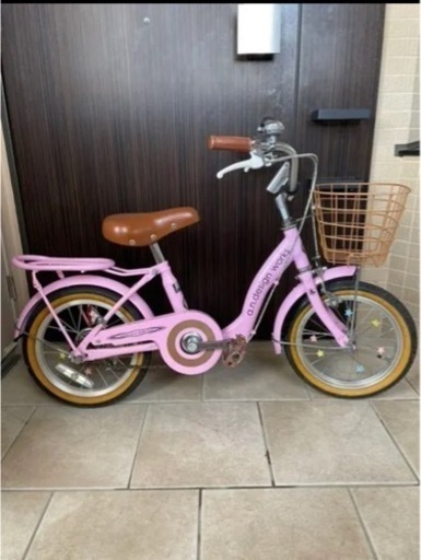 a.n.design-works⭐️キッズ自転車　14インチ　補助輪付き