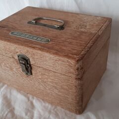 木製 昭和レトロ 救急箱