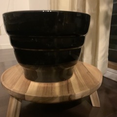 陶器鉢　黒
