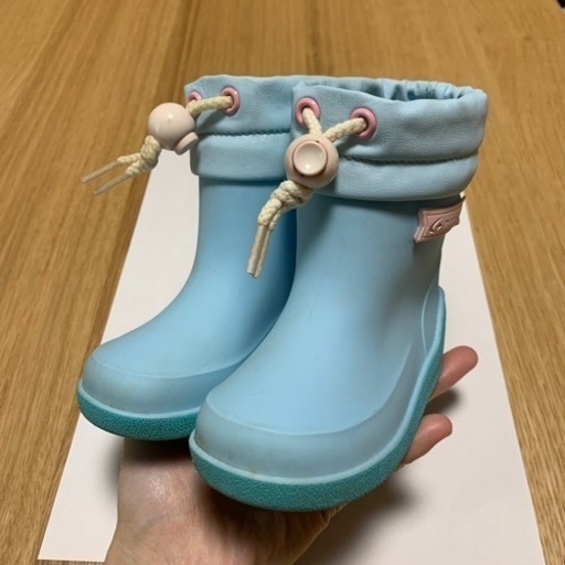 子ども用長靴13 0cm 水色 ムーンスター あやこ 八幡宿の子供用品の中古あげます 譲ります ジモティーで不用品の処分
