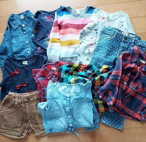 セールブランド服10着100センチ女の子洋服秋冬春物まとめ売り 24松本358 荒田八幡の子供用品の中古あげます 譲ります ジモティーで不用品の処分