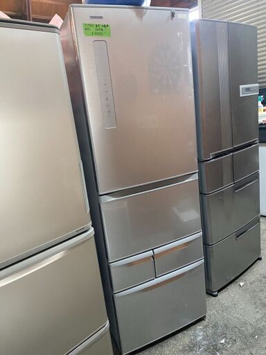 T1703　東芝　５ドア冷蔵庫　自動製氷機付き　４１０L
