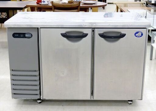 北海道 千歳市/恵庭市 近郊配送 引取限定 動作品 SANYO/サンヨー 業務用冷蔵庫 冷蔵コールドテーブル SUR-G1261S 2007年製 240L 店舗用 厨房機器