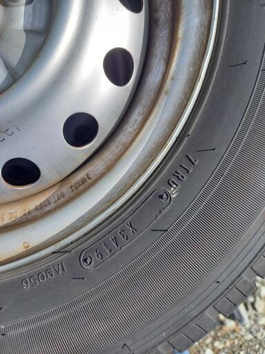 13インチ。165R13。タイヤホイール。6プライ