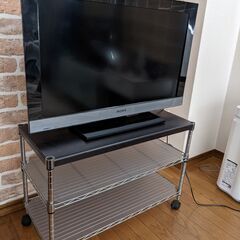 【ネット決済・配送可】32型SONY液晶テレビ+テレビボード